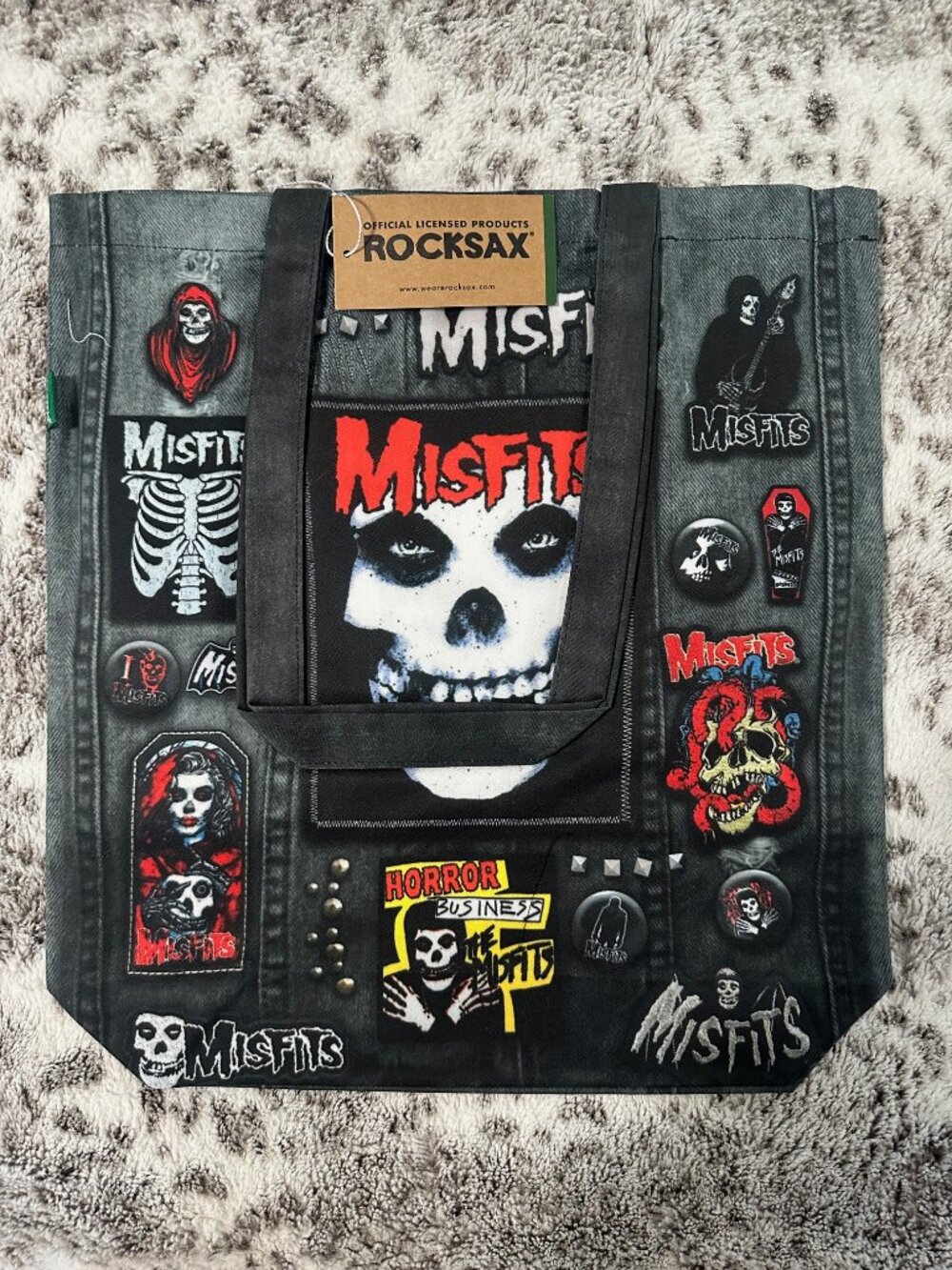 OFFICIAL Misfits Fiend Tote Bag One Size    Brand New - Officially licensed